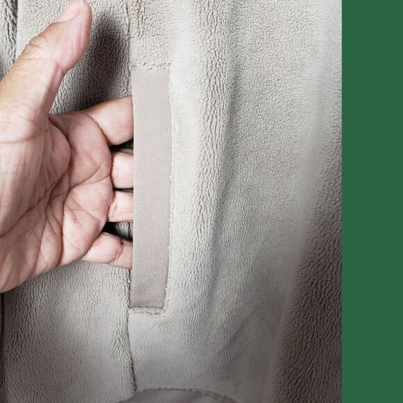 32 Degrees Heat Snap Pullover Fleece Jacket Womens Casual  Beige Xsmall - Picture 7 of 9